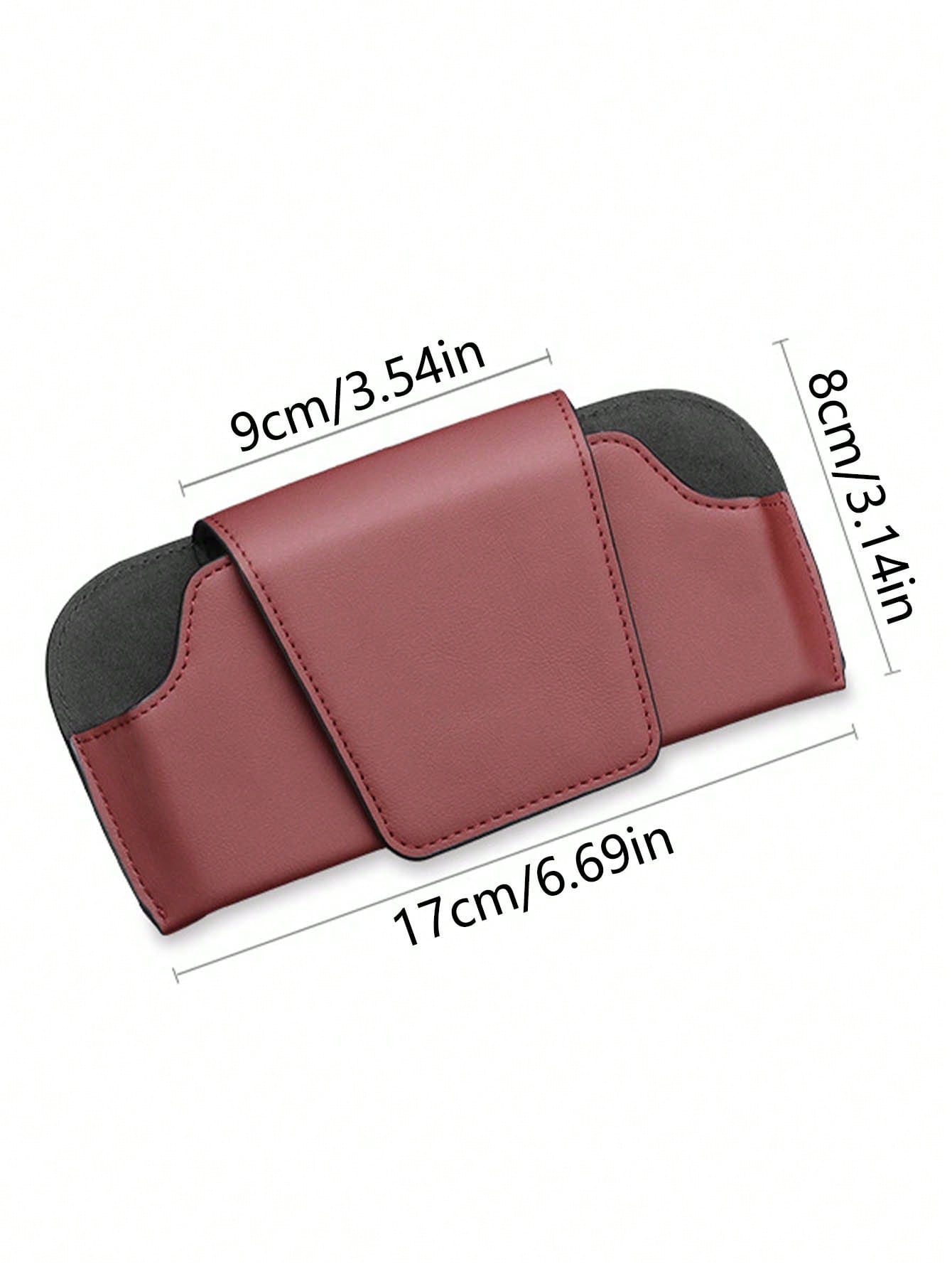 Glasses Holder For Car, Auto Eyeglasses Organizer Box, Vehicle Visor Accessories Glasses Protective Storage Case For Woman Man