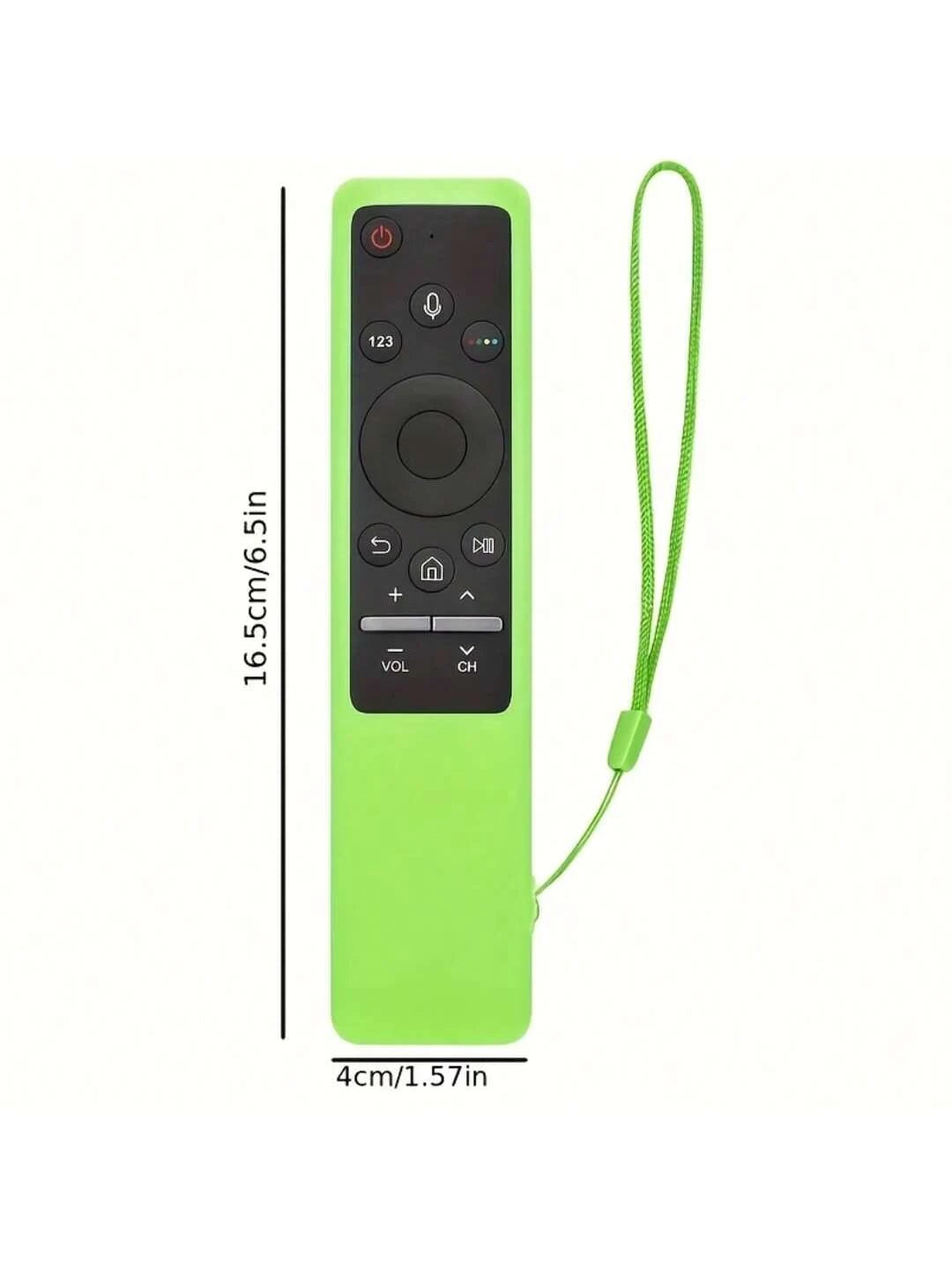 Glow In The Dark Silicone Shockproof Protective Cover Case Compatible With Samsung BN59 Series Smart TV Remote Control- Anti Slip & Shockproof Cover For 4K Ultra HDTV- Protects Remote From Drops And