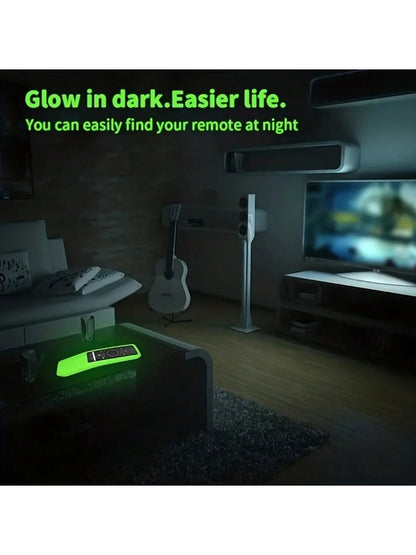 Glow In The Dark Silicone Shockproof Protective Cover Case Compatible With Samsung BN59 Series Smart TV Remote Control- Anti Slip & Shockproof Cover For 4K Ultra HDTV- Protects Remote From Drops And