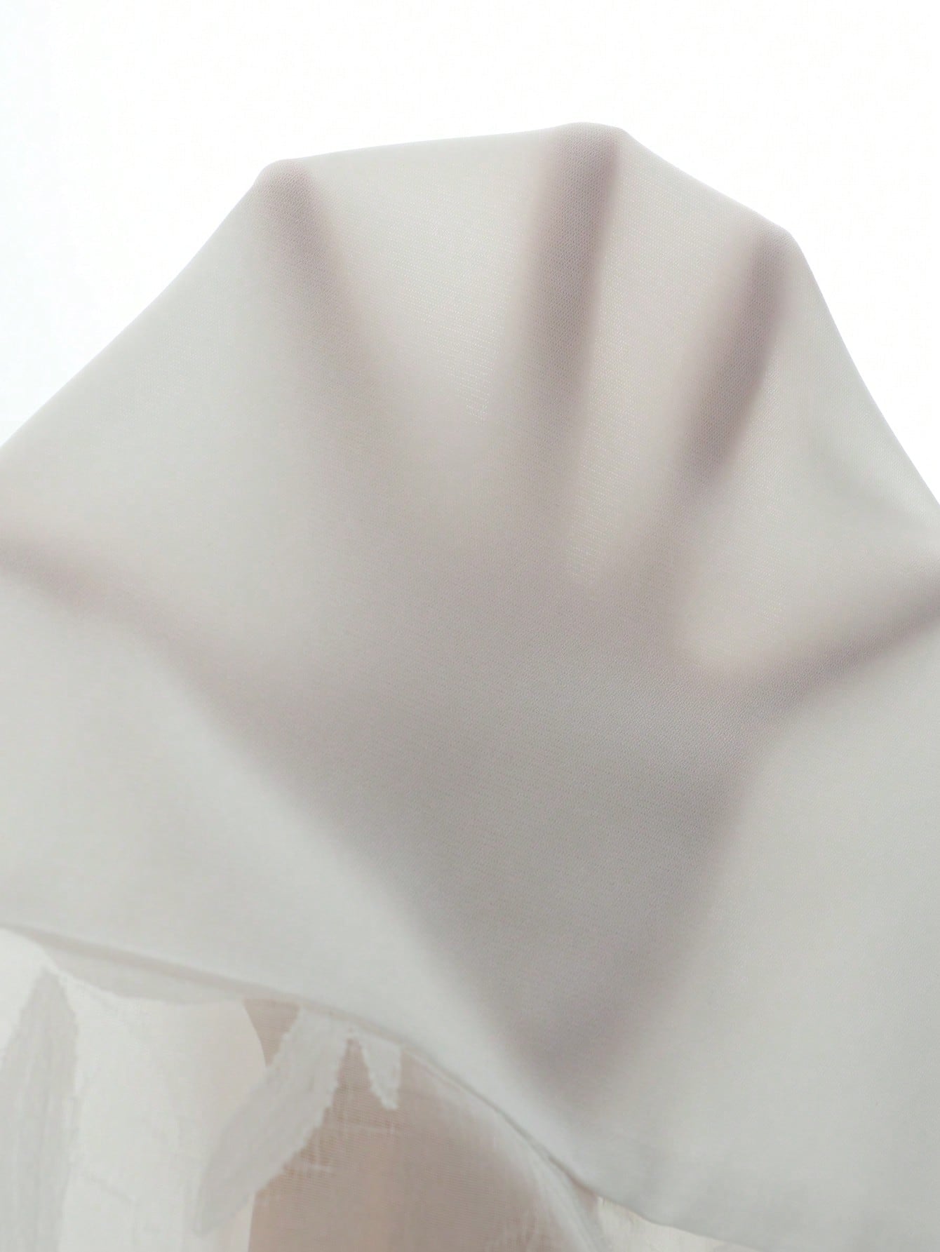 GlowEve Women's Elegant White Chiffon Blouse,Short Sleeve Button-Down V Neck Shirt For Summer Work,Office,Casual & Vacation Wear,Solid Sheer Shoulder Top