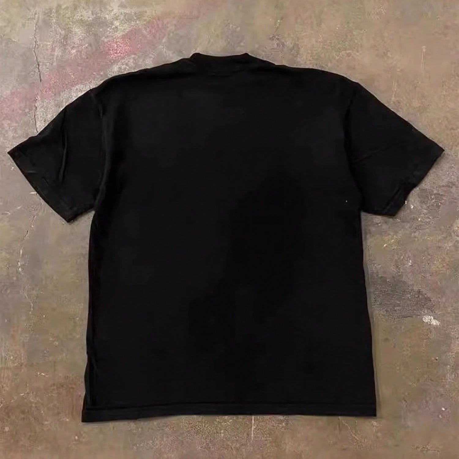 Graphic Tees Men 250g Heavy Weight Pure Cotton! American Oversize Vintage Silhouette Print Couple Loose Short-Sleeve T-Shirt Men Y2K Mens Clothes