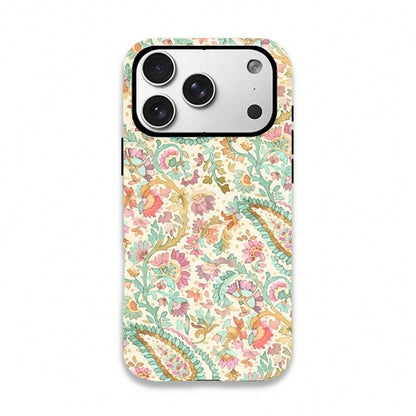 Green Vine Element Collage Phone Case, Aesthetic Fall Design Gift For IPhone 11 12 13 14 15 16 17 Pro Max Plus Series- Durable Shockproof Stylish Protection