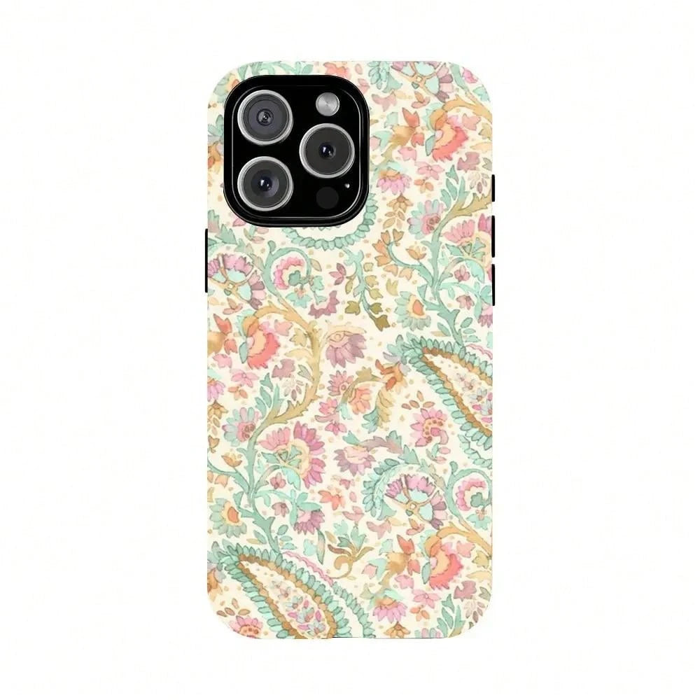 Green Vine Element Collage Phone Case, Aesthetic Fall Design Gift For IPhone 11 12 13 14 15 16 17 Pro Max Plus Series- Durable Shockproof Stylish Protection
