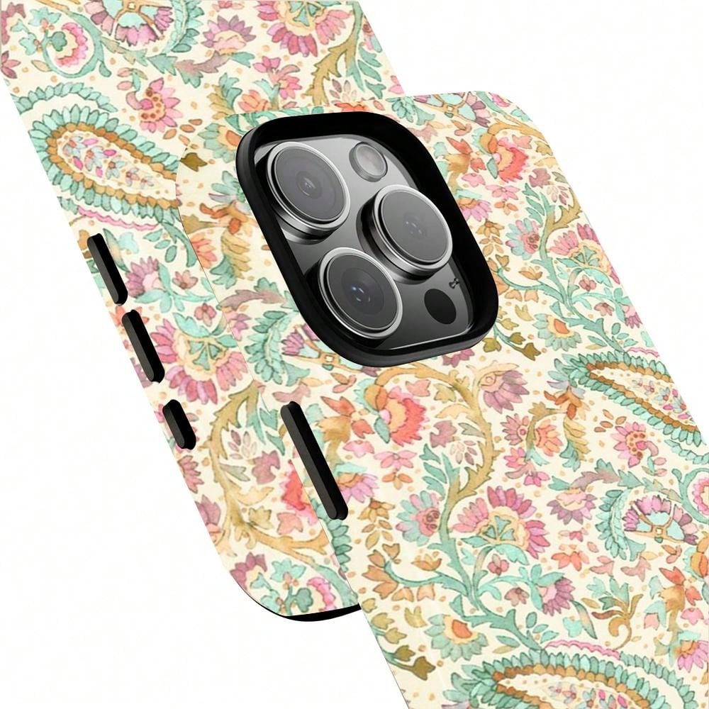 Green Vine Element Collage Phone Case, Aesthetic Fall Design Gift For IPhone 11 12 13 14 15 16 17 Pro Max Plus Series- Durable Shockproof Stylish Protection