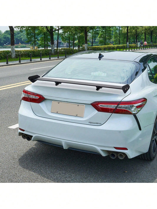 GT Wing Car Spoiler 43.3 Inch Universal Spoiler With Single Deck Adjustable Lightweight Aluminum Car Rear Spoiler Wing Racing Spoiler BGW JDM Drift Black