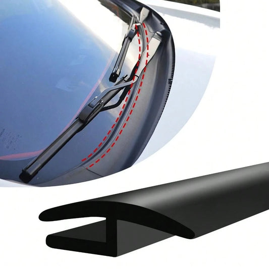 H-Shaped Car Windshield Rubber Seal Strip, Durable Black Rubber Car Windproof Strip, Noise Reduction Automatic Front And Rear Windshield Seal Strip, Suitable For Cars, Trucks, SUVs