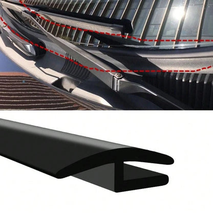 H-Shaped Car Windshield Rubber Seal Strip, Durable Black Rubber Car Windproof Strip, Noise Reduction Automatic Front And Rear Windshield Seal Strip, Suitable For Cars, Trucks, SUVs