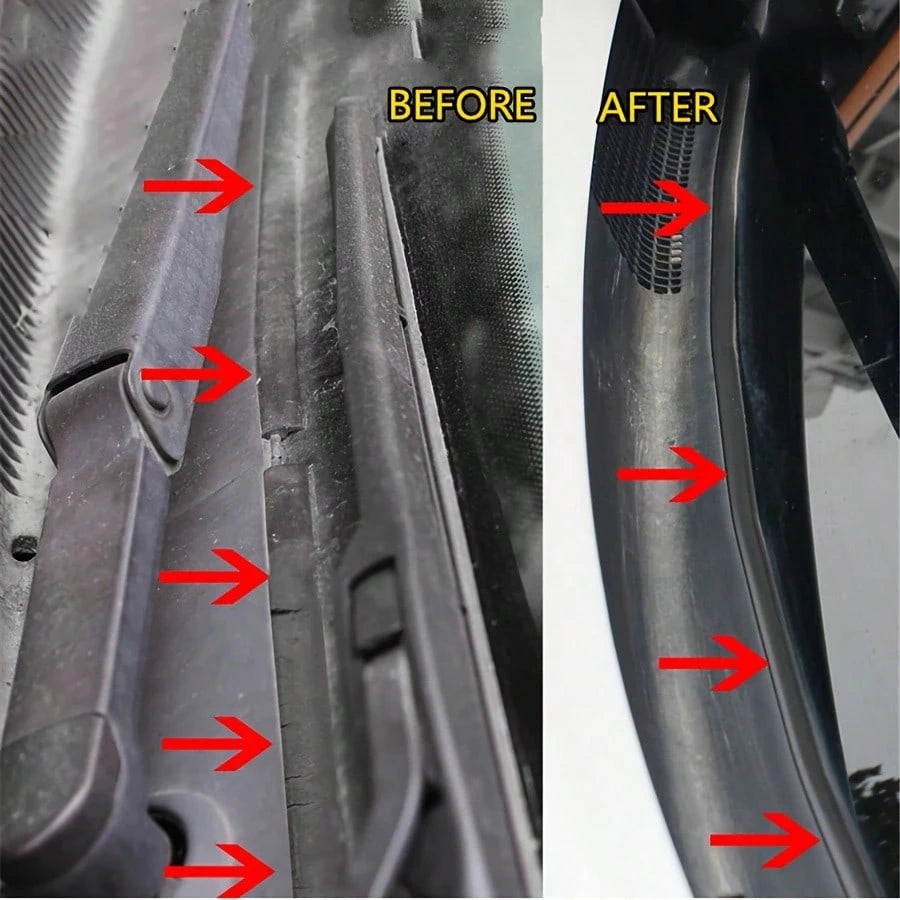 H-Shaped Car Windshield Rubber Seal Strip, Durable Black Rubber Car Windproof Strip, Noise Reduction Automatic Front And Rear Windshield Seal Strip, Suitable For Cars, Trucks, SUVs