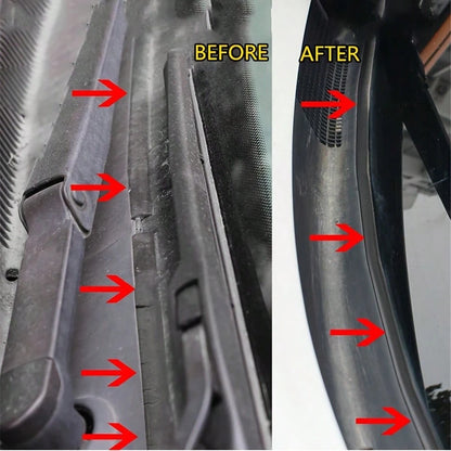 H-Shaped Car Windshield Rubber Seal Strip, Durable Black Rubber Car Windproof Strip, Noise Reduction Automatic Front And Rear Windshield Seal Strip, Suitable For Cars, Trucks, SUVs