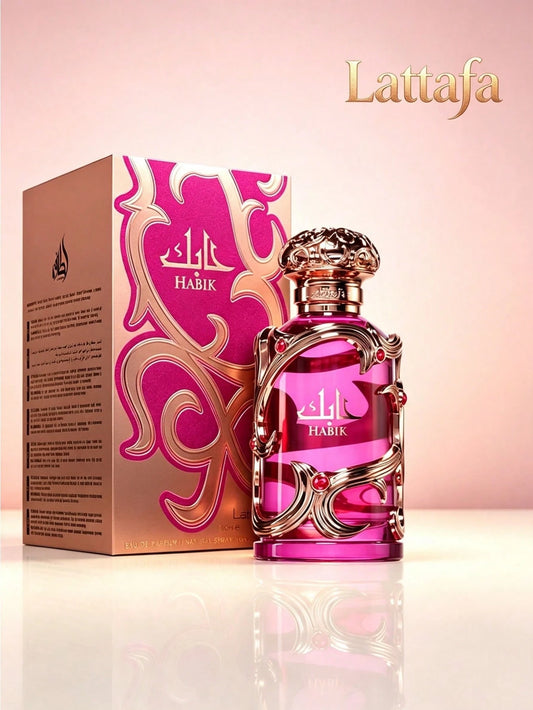 Habik For Women By Lattafa 100ml 3.4Oz, Elegant Floral Fruity Scent With Earthy Oakmoss Undertones For Women