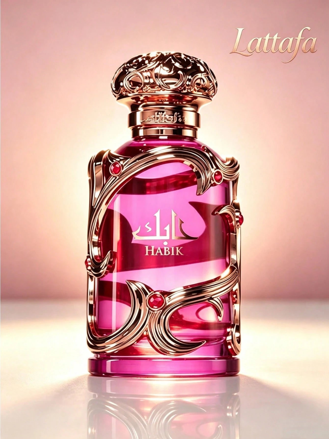 Habik For Women By Lattafa 100ml 3.4Oz, Elegant Floral Fruity Scent With Earthy Oakmoss Undertones For Women