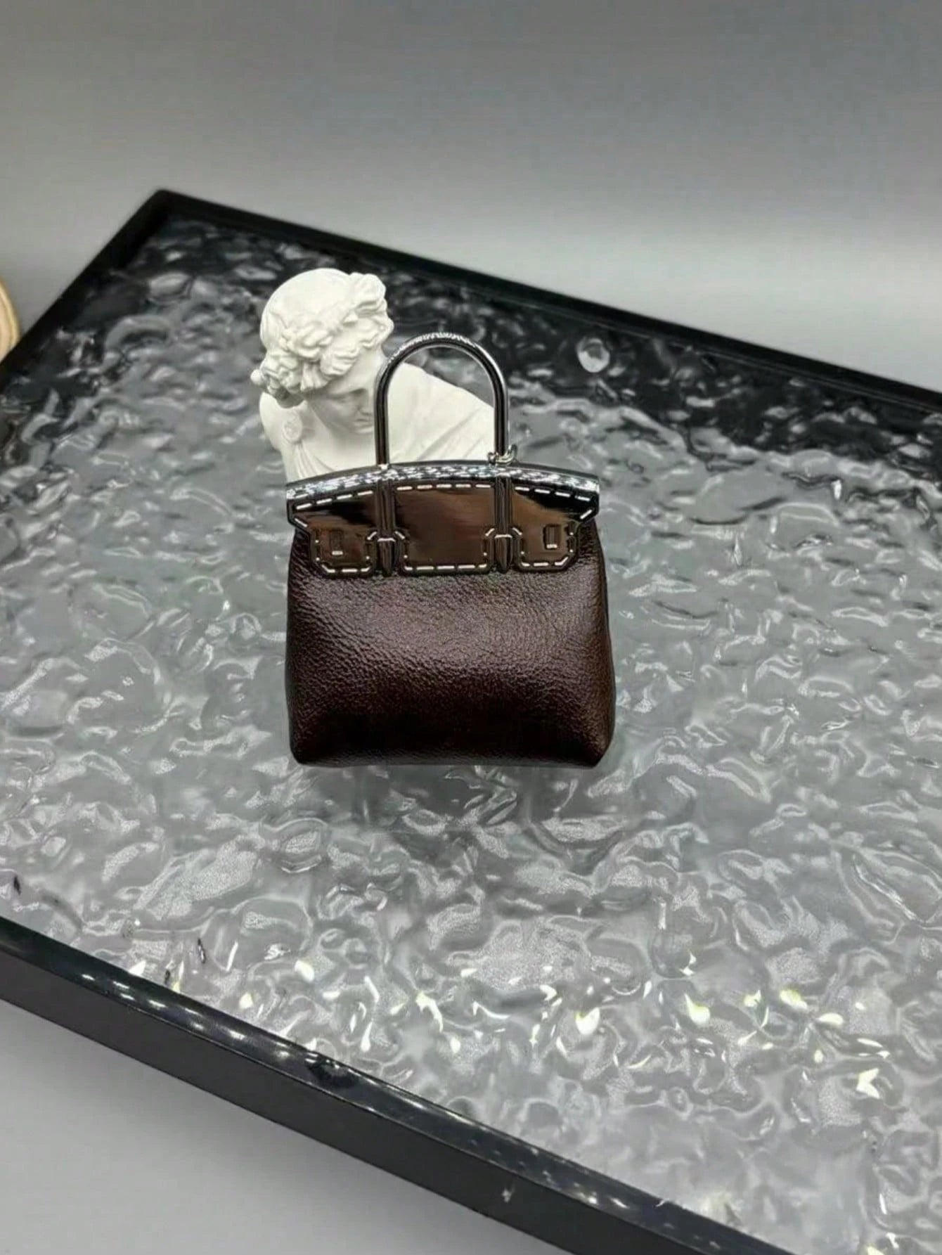 HAILIAN Minimalist Women Mini Bag Charm Keychain, Delicate Shell Bag Pendant, Couple Gift, Bridesmaid Gift, Multiple Colors Available