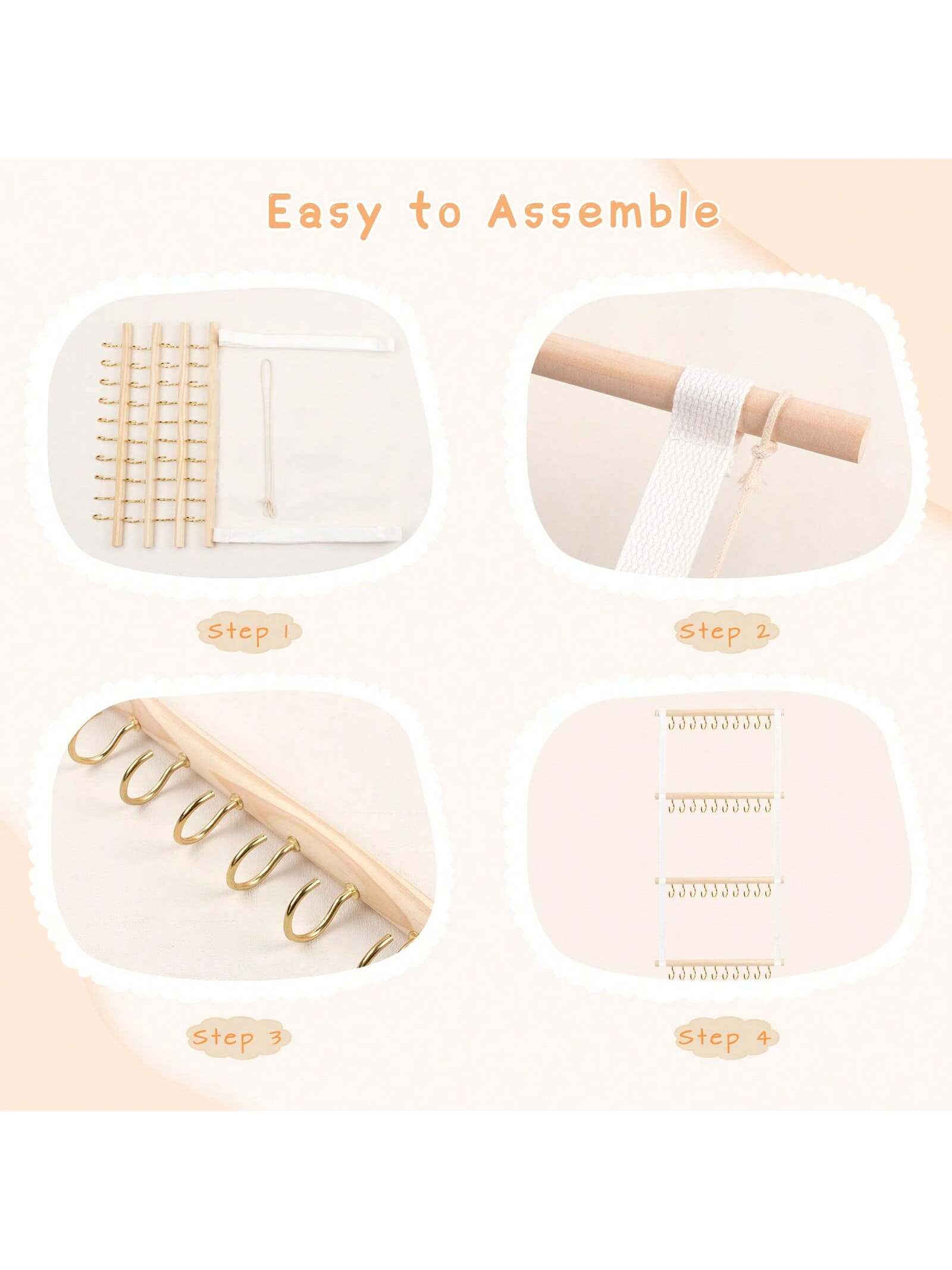 Headband Holder For Girls Baby Headband Organizer Head Bands Hair Accessories Display Organizer Wall Hanging Decor For Nursery Toddler Girl Room