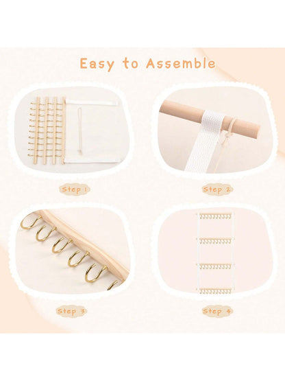 Headband Holder For Girls Baby Headband Organizer Head Bands Hair Accessories Display Organizer Wall Hanging Decor For Nursery Toddler Girl Room
