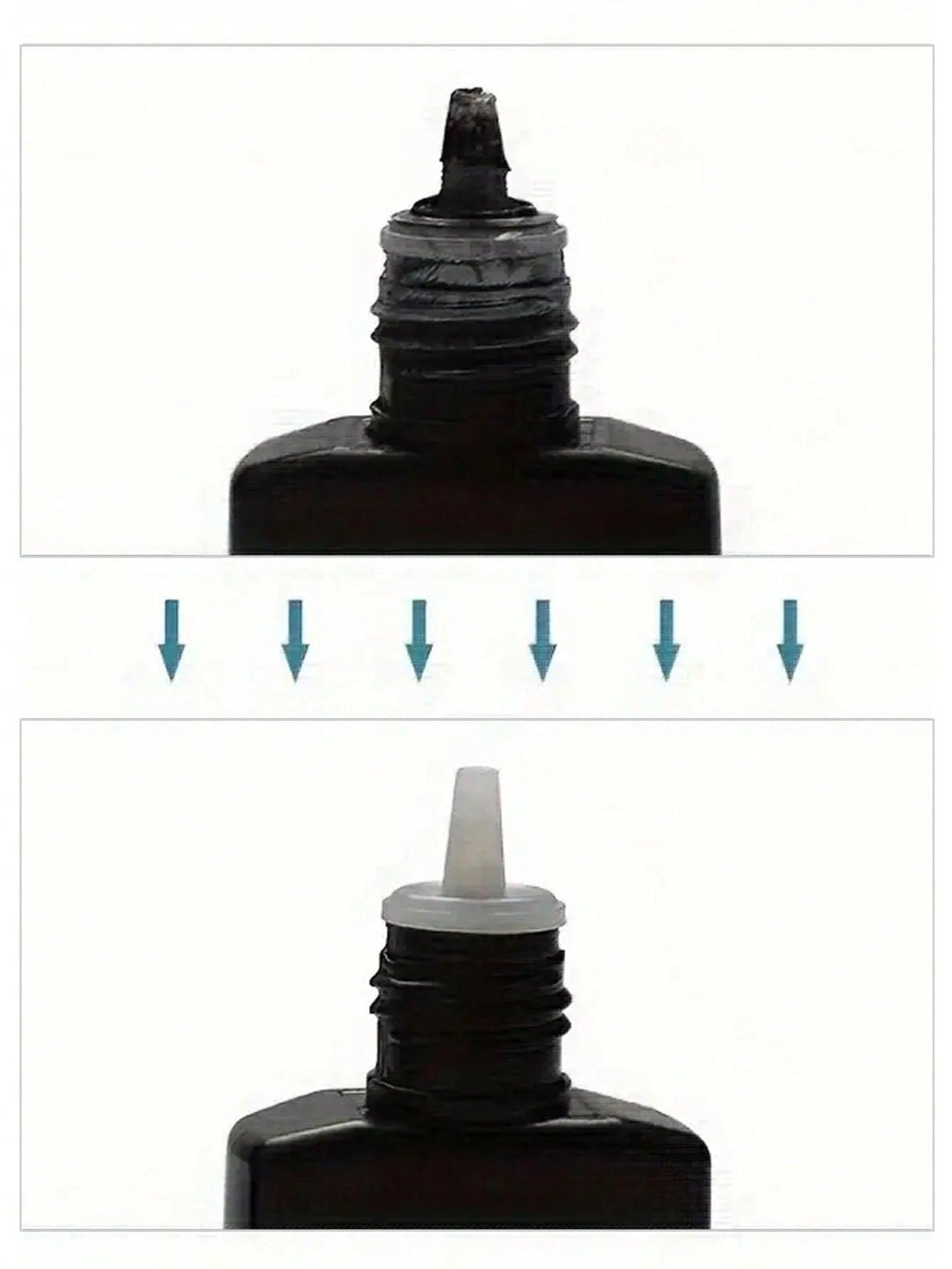 HMQ beauty Eyelash Extension Glue Bottles Sealing Caps- Non-Electric, Reusable Leak-Proof Seal For Adhesive Containers, Easy To Apply Beauty Salon Replacement Plugs- Multi Pack