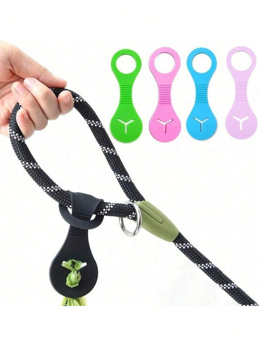 Hot-Selling Pet Waste Poop Bag Holder With Handle, In-Stock Dog Poop Bag Dispenser, Hands-Free Clip, Leash, Waste Bag Bracket