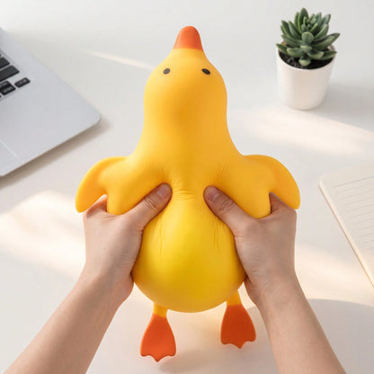 Huggable Duck Slow Rebound Squeeze Toy, Soft Crunchy Stress Relief Toy, Suitable For Teens And Adults Daily Stress Relief Finger Toy