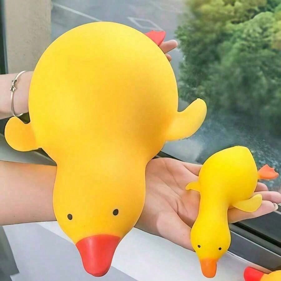 Huggable Duck Slow Rebound Squeeze Toy, Soft Crunchy Stress Relief Toy, Suitable For Teens And Adults Daily Stress Relief Finger Toy