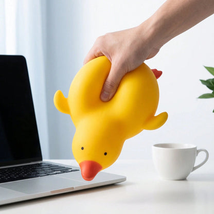 Huggable Duck Slow Rebound Squeeze Toy, Soft Crunchy Stress Relief Toy, Suitable For Teens And Adults Daily Stress Relief Finger Toy