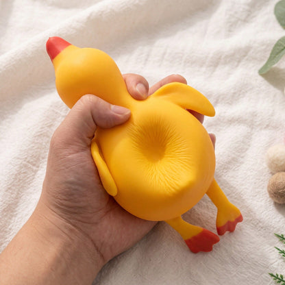 Huggable Duck Slow Rebound Squeeze Toy, Soft Crunchy Stress Relief Toy, Suitable For Teens And Adults Daily Stress Relief Finger Toy