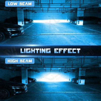 Ice Blue 9005+H11 Combination LED High/ Low Beam Headlight Bulb Conversion Kit 8000K