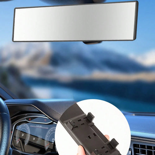 In-Car Flat Rearview Mirror, High-Definition Anti-Fog Auxiliary Mirror, Suitable For Various Car Models.