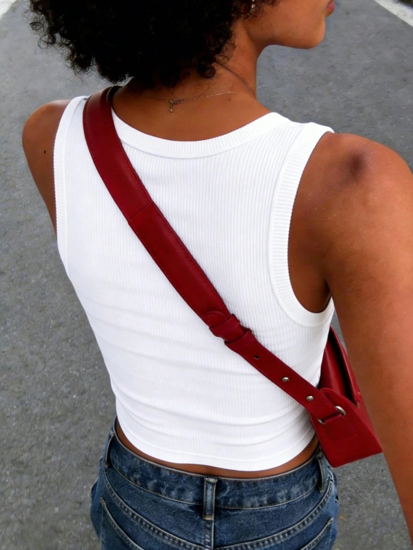 INAWLY Sequins & Sequin Embellished Streetwear Style Women Tank Top, Fashion Cropped Shirt