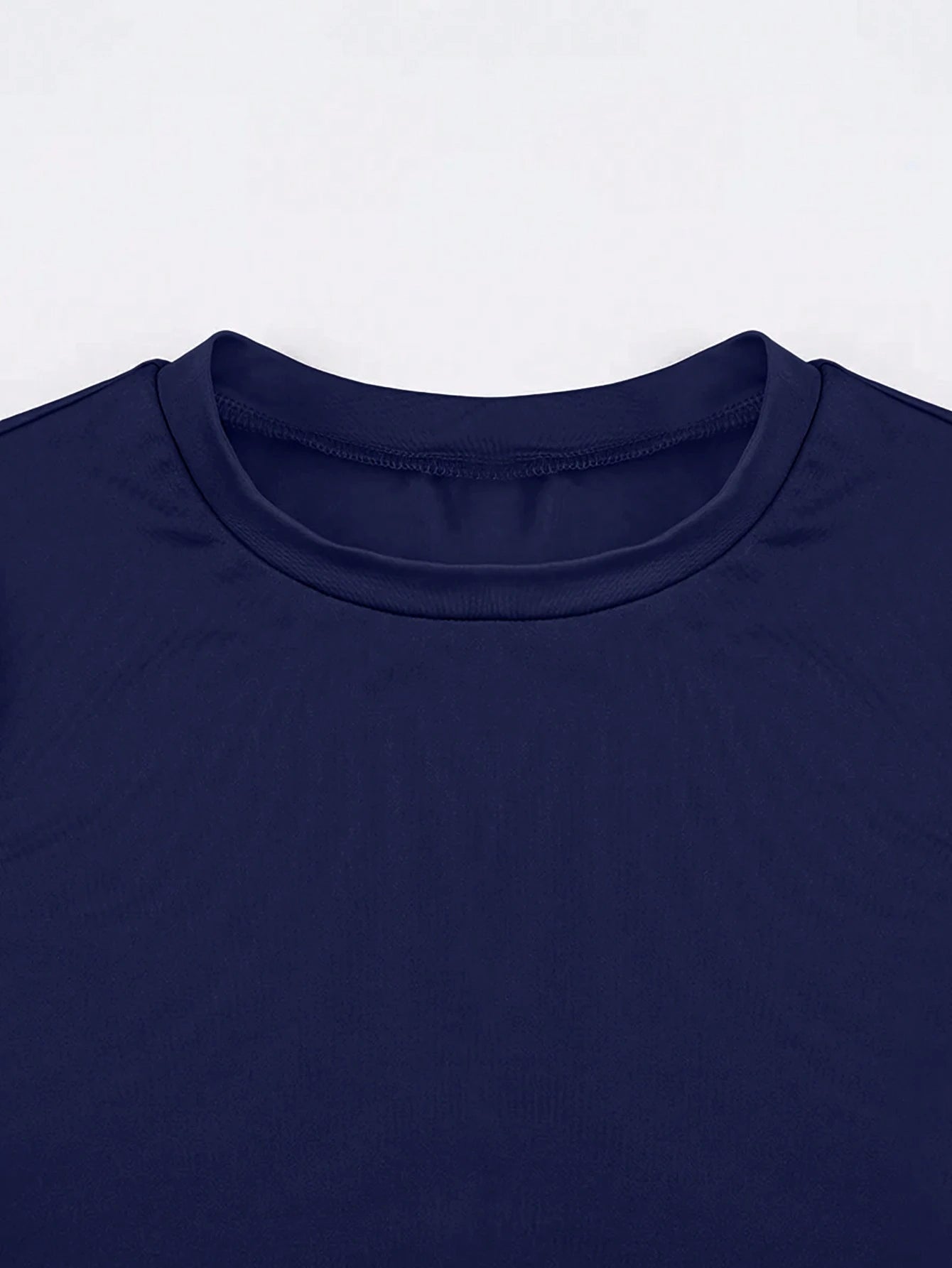 INAWLY Solva Women's Casual Versatile Solid Color Short Sleeve T-Shirt