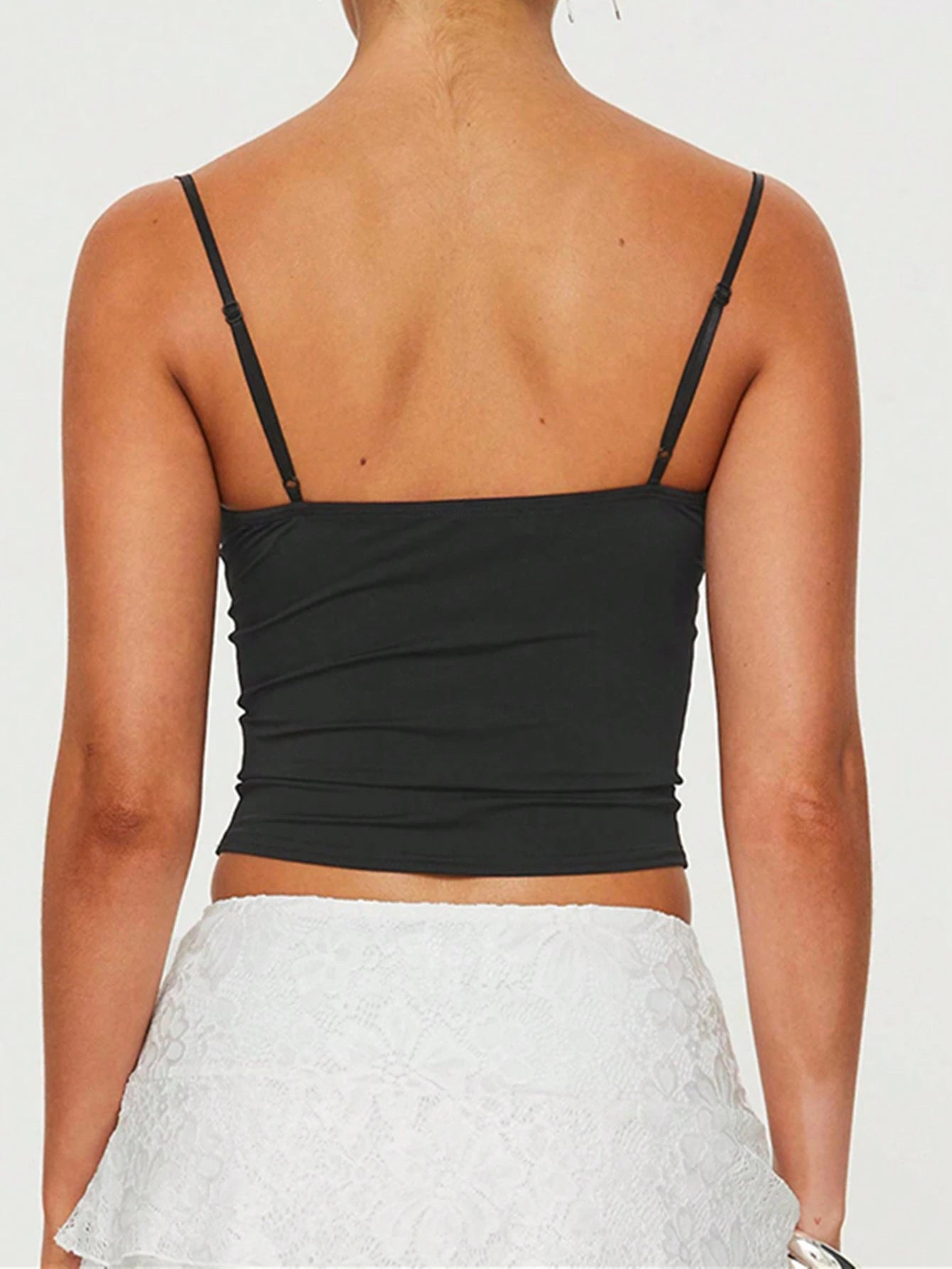 INAWLY Women's Solid Color Simple Daily Camisole