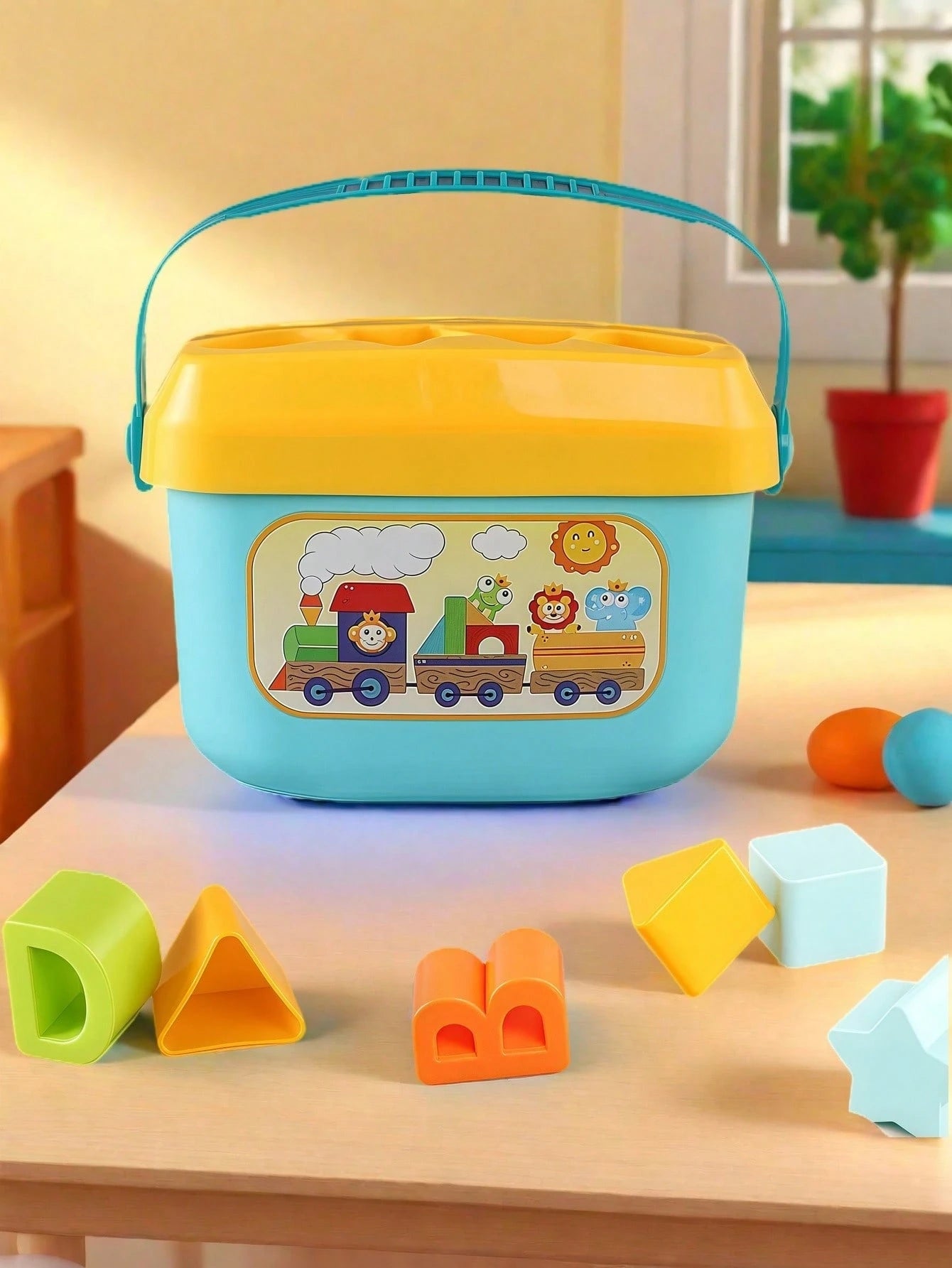 Infant Shape Sorting Learning Blocks, Toddler Toys And Garden Building Toys, ABC And Shape Blocks, Shape Sorting Game, Montessori Toys, Travel Toys, Pool Toys, Bath Toys, Sensory Toys, Children's Educ