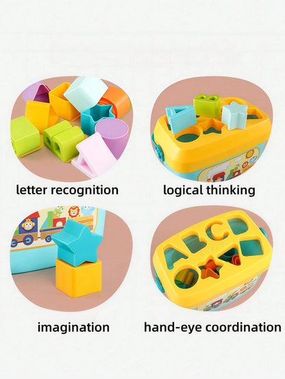 Infant Shape Sorting Learning Blocks, Toddler Toys And Garden Building Toys, ABC And Shape Blocks, Shape Sorting Game, Montessori Toys, Travel Toys, Pool Toys, Bath Toys, Sensory Toys, Children's Educ