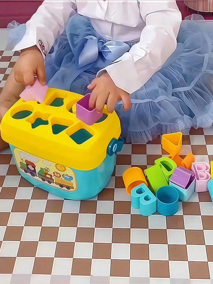 Infant Shape Sorting Learning Blocks, Toddler Toys And Garden Building Toys, ABC And Shape Blocks, Shape Sorting Game, Montessori Toys, Travel Toys, Pool Toys, Bath Toys, Sensory Toys, Children's Educ