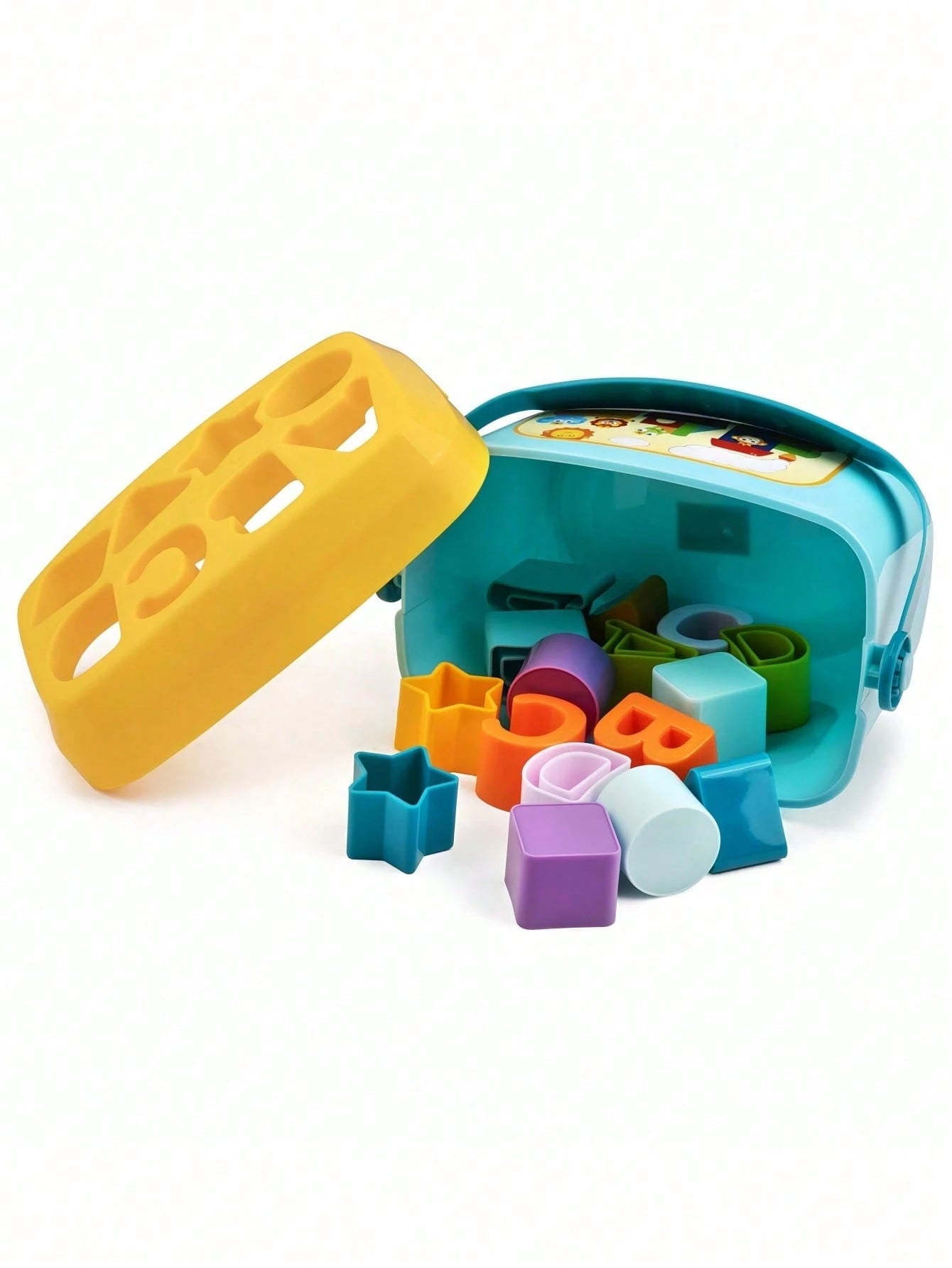 Infant Shape Sorting Learning Blocks, Toddler Toys And Garden Building Toys, ABC And Shape Blocks, Shape Sorting Game, Montessori Toys, Travel Toys, Pool Toys, Bath Toys, Sensory Toys, Children's Educ