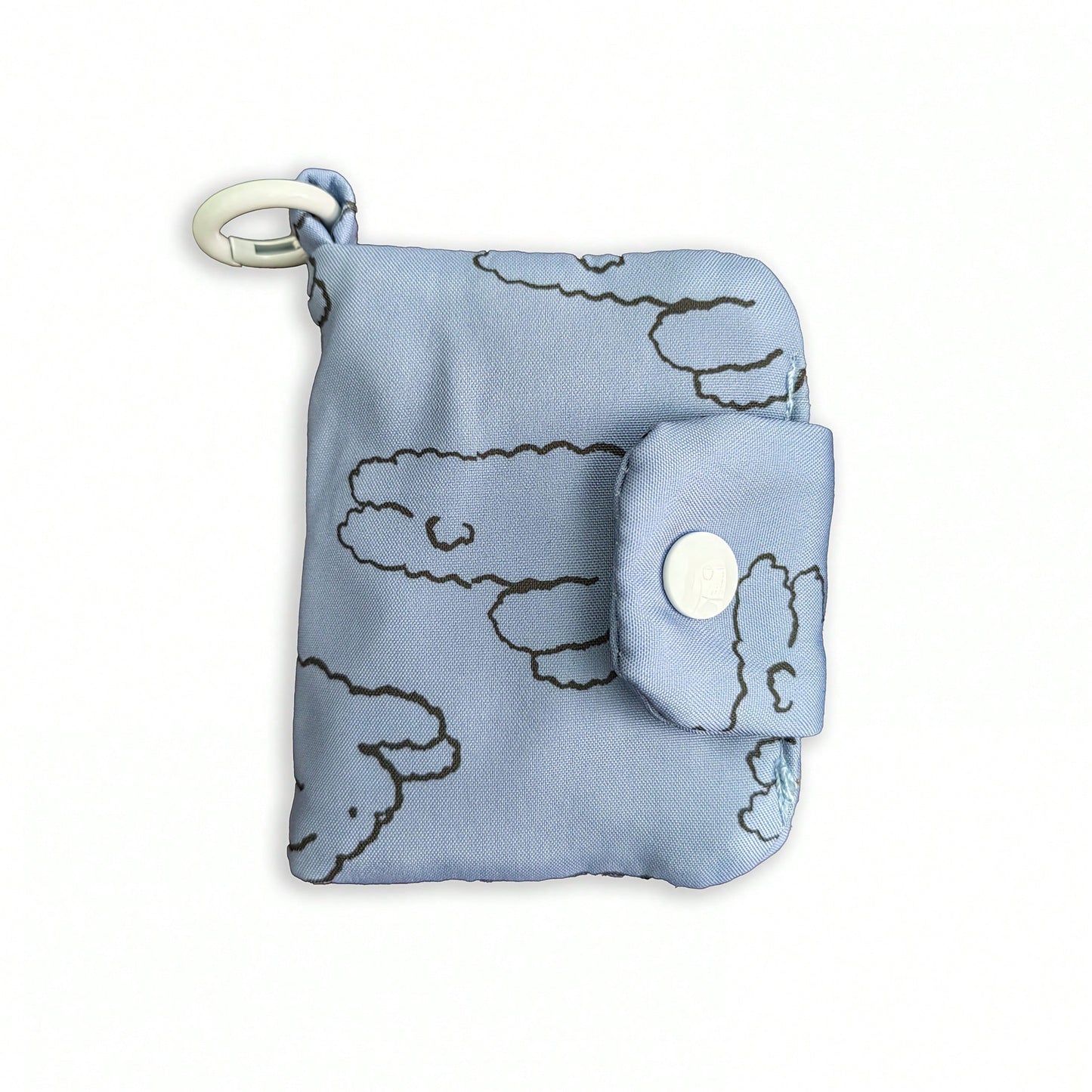 Ins Niche Coin Purse, Cute Daisy Floral Multi-Layer Card Holder, Canvas Bag, Medium Bag, Miscellaneous Bag, Women's Card Holder