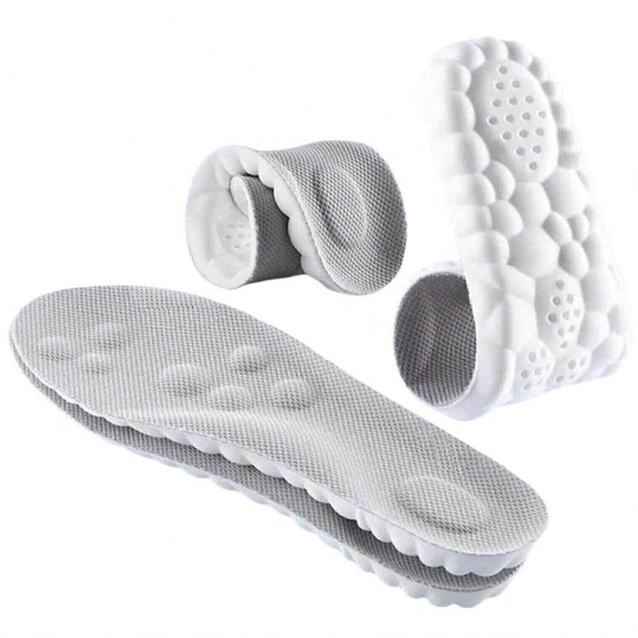 Insoles For Women Man,Cloud Insoles For Men Women,4D Cloud Soles For Men Soft Memory Foam Cushioning Insoles - Trim To Fit Steppers Insoles