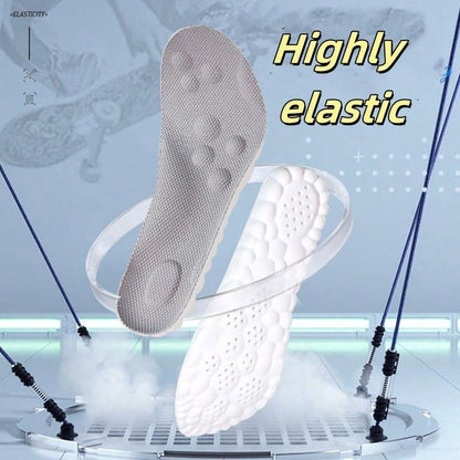 Insoles For Women Man,Cloud Insoles For Men Women,4D Cloud Soles For Men Soft Memory Foam Cushioning Insoles - Trim To Fit Steppers Insoles