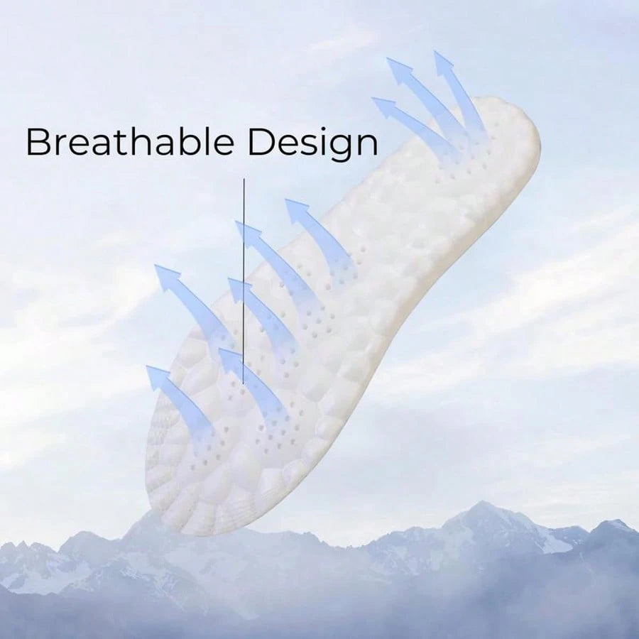 Insoles For Women Man,Cloud Insoles For Men Women,4D Cloud Soles For Men Soft Memory Foam Cushioning Insoles - Trim To Fit Steppers Insoles