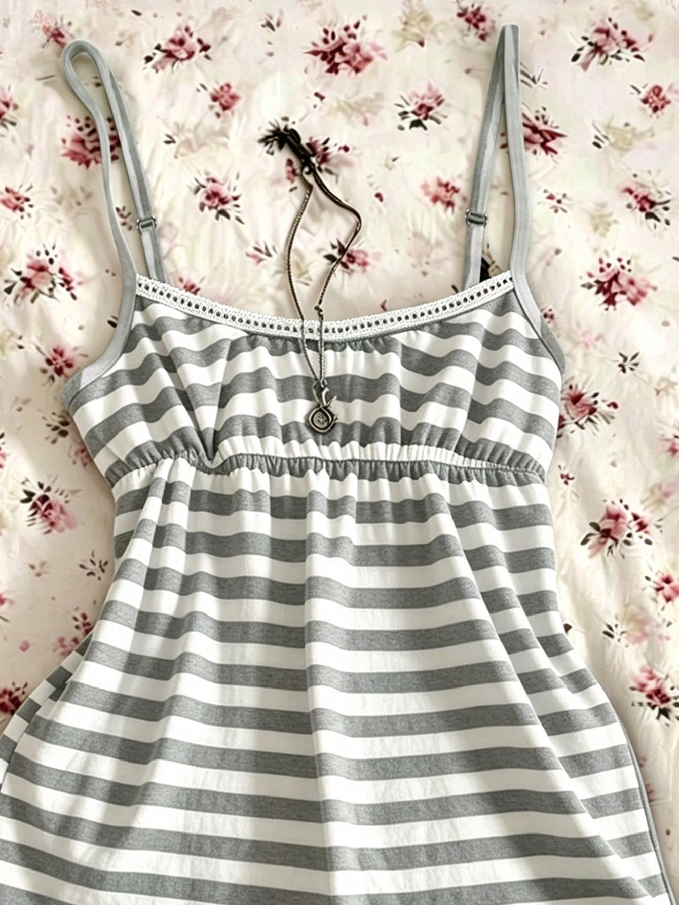 IslaSuriya Plus Size Women Summer Casual Striped Camisole