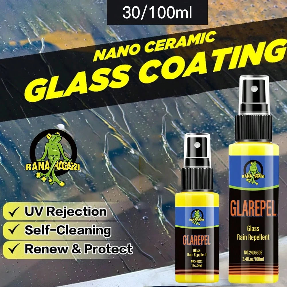 JB-XPCS GLAREPEL Nano Hydrophobic Glass Coating, Long-Lasting Windshield Water Repellent, Auto Accessories