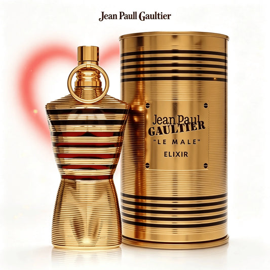 Jean Paul Gaultier Le Male Elixir Parfum For Men 4.2oz/125ml – Long-Lasting Bold Masculine Fragrance, Modern Edgy Sophisticated Scent, Perfect Gift For Boyfriend, Husband, Birthday, Travel & Daily Wea