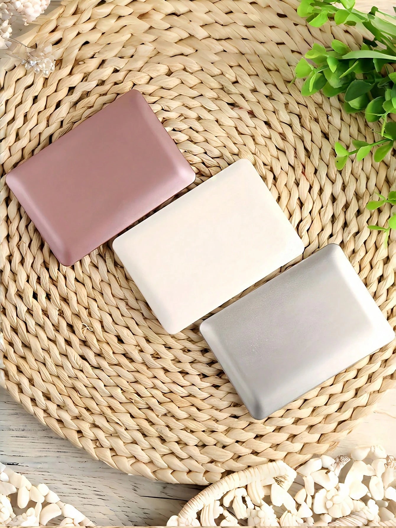 Joivida 1pc Compact Foldable Makeup Mirror, Pocket-Sized (Similar To Laptop Design), Portable Folding Makeup Mirror With Keypad Details, Pink Color, Suitable For Travel, Essential For Makeup On The Go