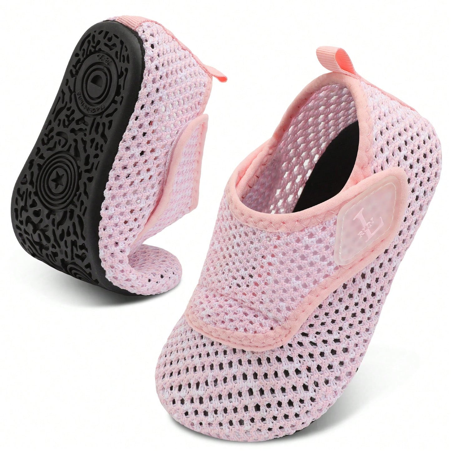 Kids Adjustable Strap Aquatic Shoes- Lightweight, Comfortable And Breathable, Perfect For Spring And Summer, Suitable For Casual, Beach, Swimming