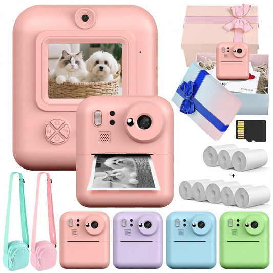 Kids Selfie Digital Camera, Portable Toy Camera, Children's Birthday Gift, Christmas And New Year Gift- Back To School Gift, Best Choice For Gifts, Suitable For 3-12 Years Old Boys And Girls Birthday