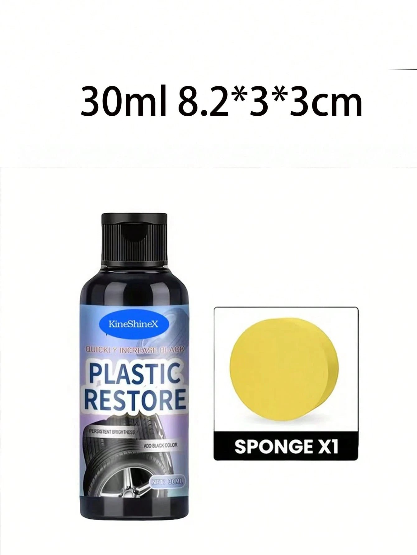 KineShineX Car Interior Polishing & Repair Paste, Suitable For Leather Seats, Dashboard, Center Console, Bumper And Plastic Parts, Scratch & Wear Repair Paste (New And Old Version Caps Shipped Randoml