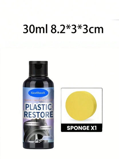 KineShineX Car Interior Polishing & Repair Paste, Suitable For Leather Seats, Dashboard, Center Console, Bumper And Plastic Parts, Scratch & Wear Repair Paste (New And Old Version Caps Shipped Randoml