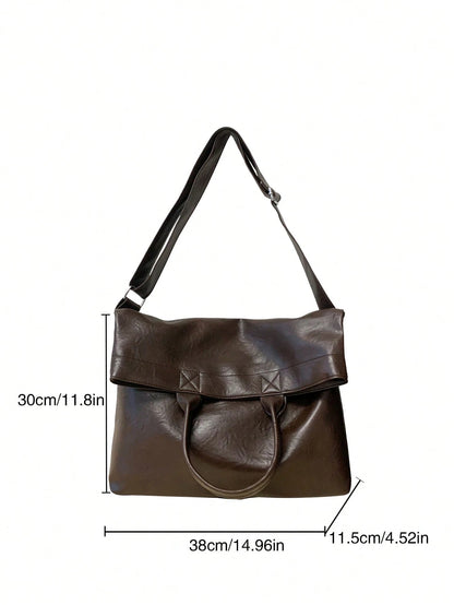 Korean Style Handbag, Shoulder Bag, Tote Bag, Large Capacity, Commuter Bag Vintage, Tote Bags For University,Y2k,Fathers Day Gifts