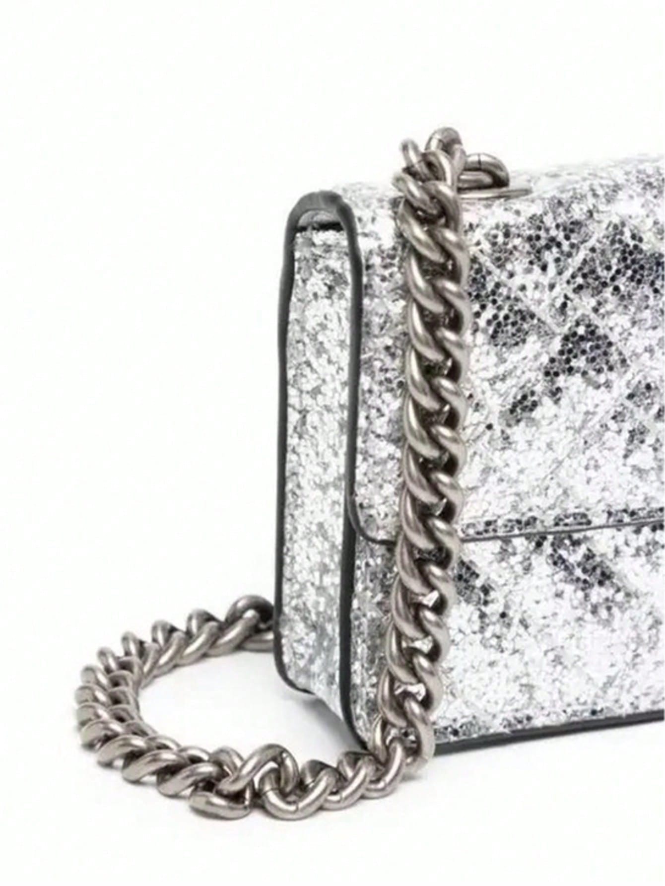 Kur T Geiger Luxury Quilted Mini Chain Crossbody Bag Versatile Shoulder Crossbody & Handheld Flap Bag Classic Flap Design Shoulder & Handbag