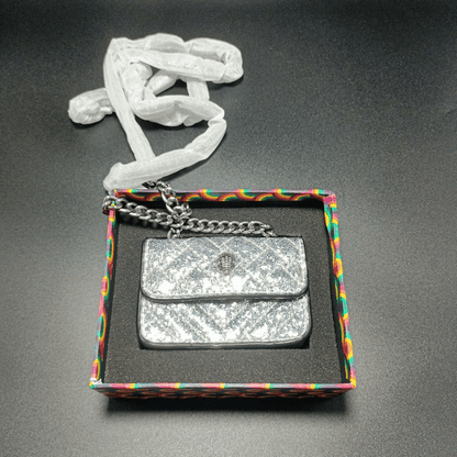 Kur T Geiger Luxury Quilted Mini Chain Crossbody Bag Versatile Shoulder Crossbody & Handheld Flap Bag Classic Flap Design Shoulder & Handbag