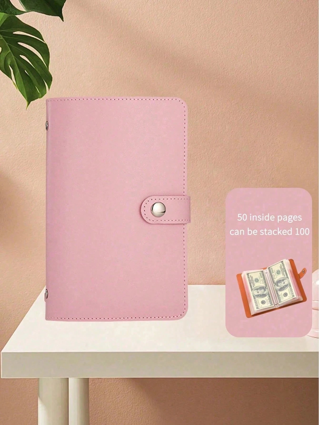 Large Capacity Cash Envelope Notebook With Banknote And Stamp Patterns, Envelope Challenge Binder, Envelope Savings Challenge Notebook, Envelope Savings Challenge Binder To Help You Achieve Your Savin
