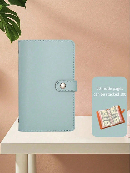 Large Capacity Cash Envelope Notebook With Banknote And Stamp Patterns, Envelope Challenge Binder, Envelope Savings Challenge Notebook, Envelope Savings Challenge Binder To Help You Achieve Your Savin